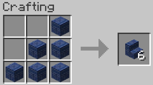 Thumbnail Drained Lapis Stairs Recipe