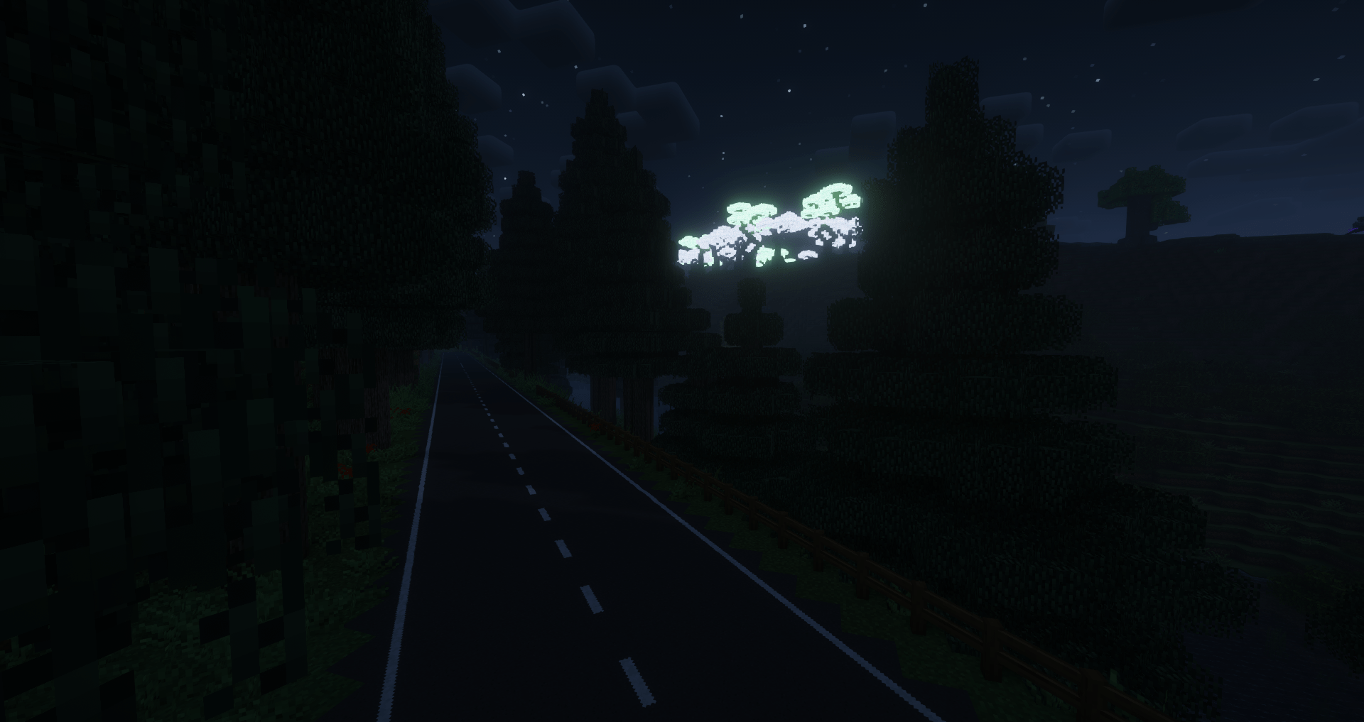 Thumbnail Trees of light in the distant