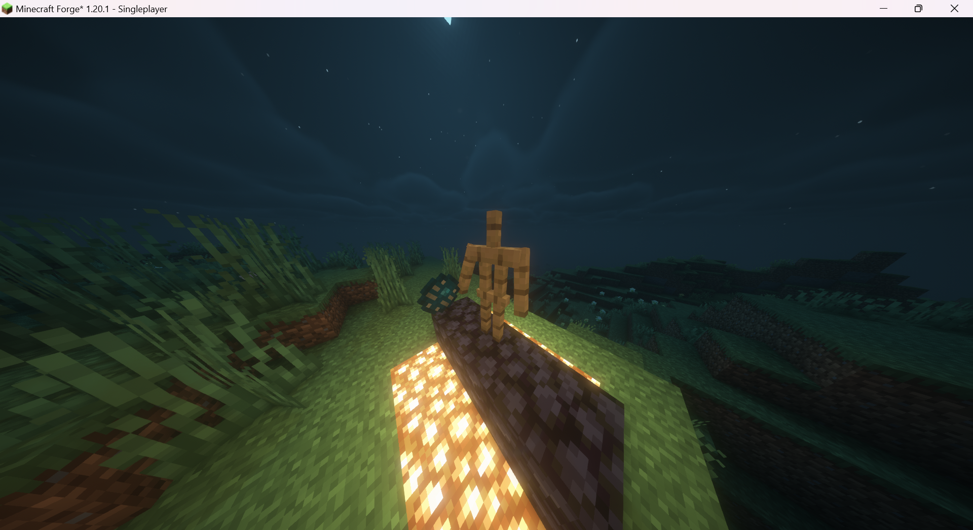 Thumbnail The Warden Core has a % to be drop by the Warden upon death. With Righ-Click you can shoot a Sonic Beam and by Shifting and Right-Click you can create an explosion that will hurt all the sorrounding enemies.