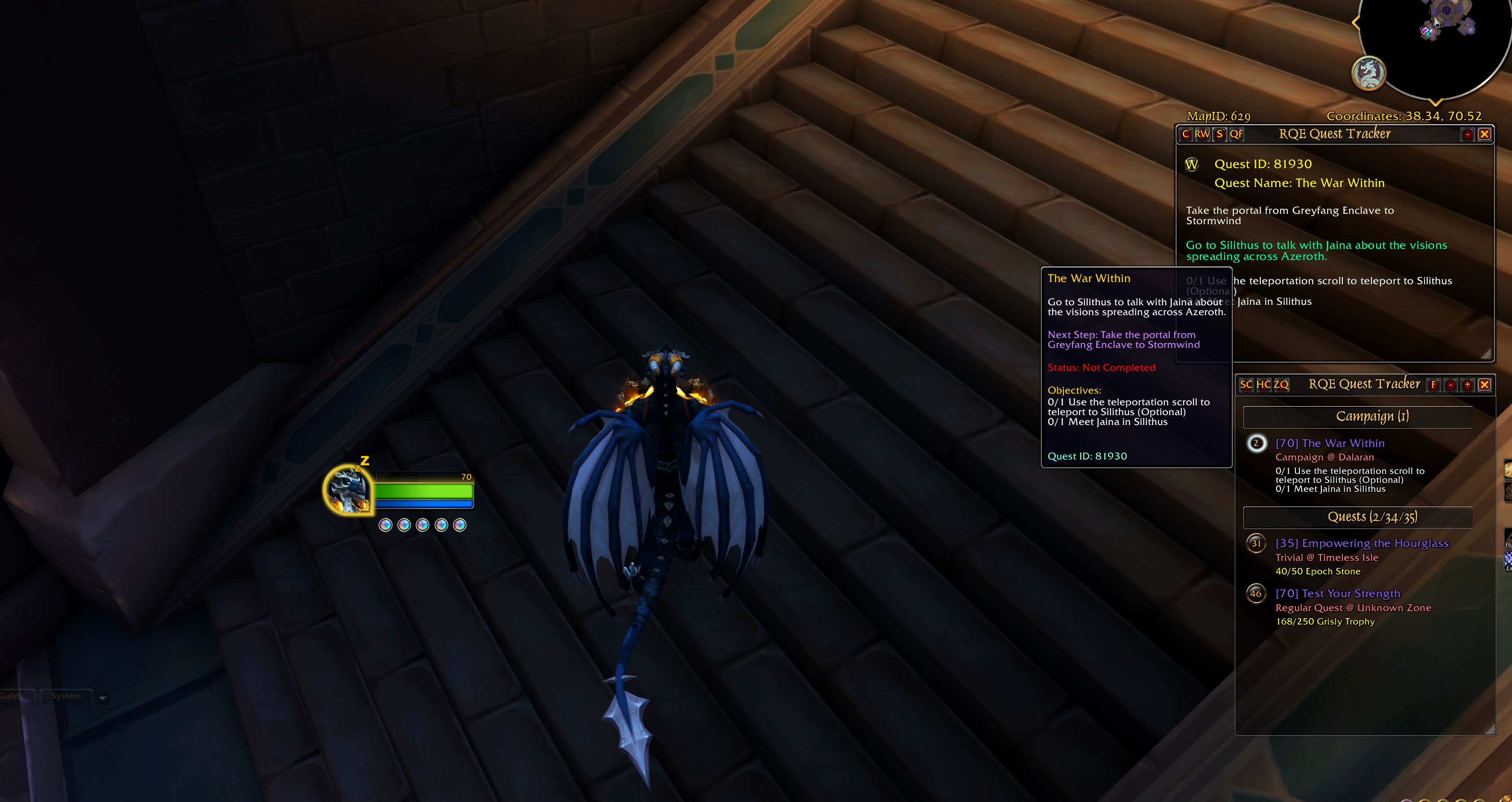 RQE quest frame tooltip