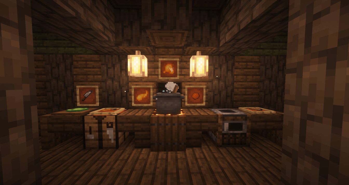 Undergarden Kitchen with magma pot