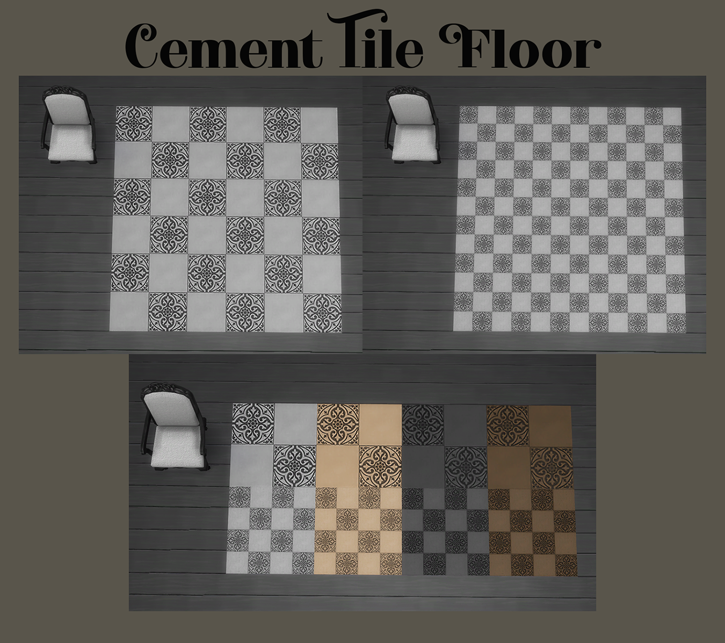 Thumbnail Cement - regular and small patterns