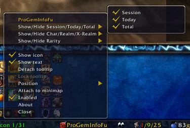 <p>ProGemInfoFu Options</p>