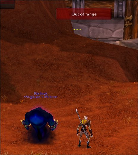 <p>When no defined spells can reach the target, main distance window will be with "out of range" settings.</p>