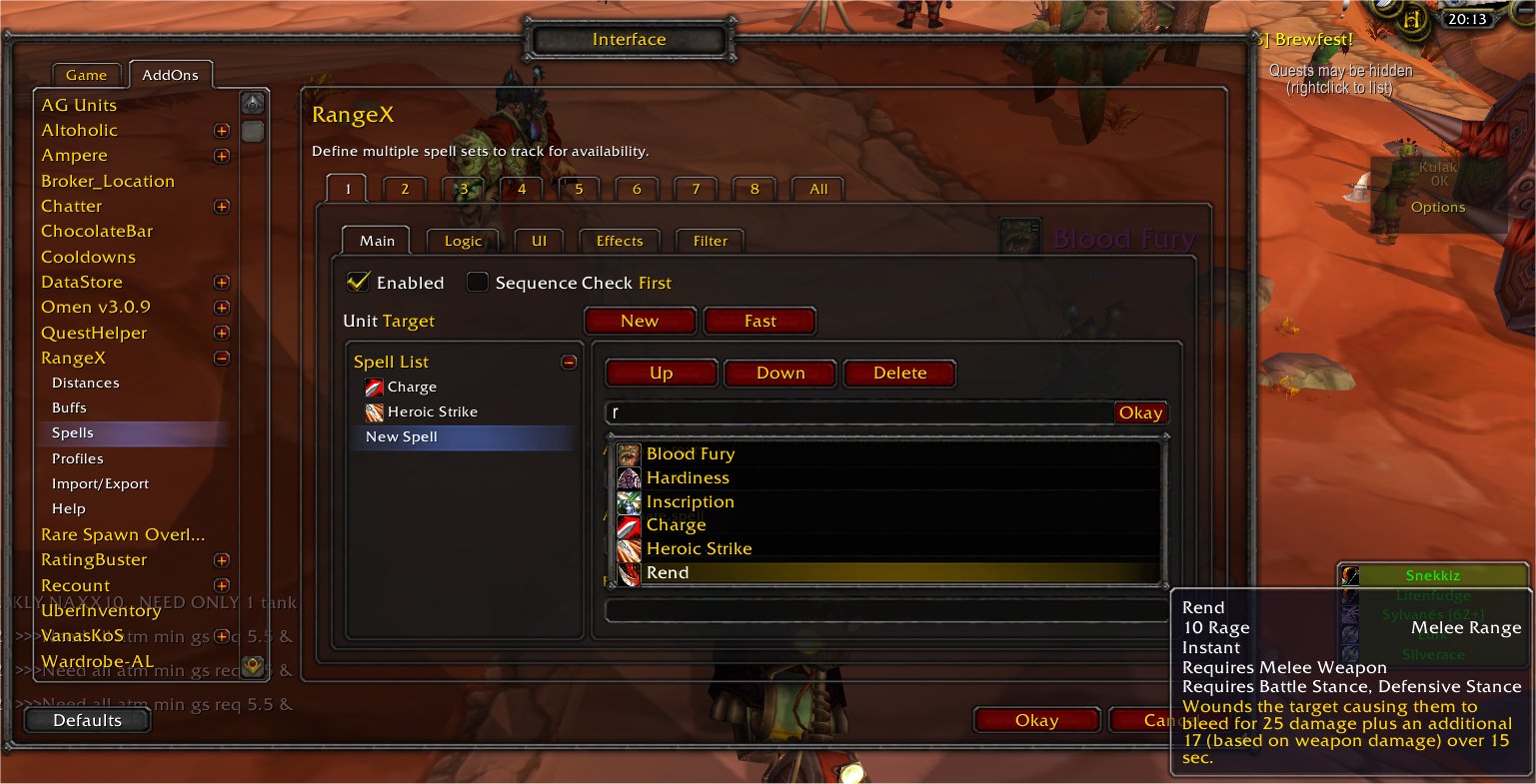 <p>Choosing the spells for one notification, you can make a list of them.</p>