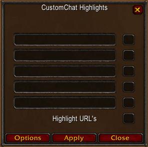 <p>Highlights Window
</p>