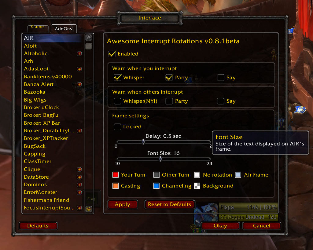 <p>That's the Options Panel as of v0.8.1beta (r122).</p>