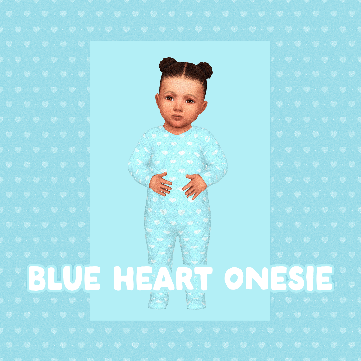 Blue Heart Onesie Infant