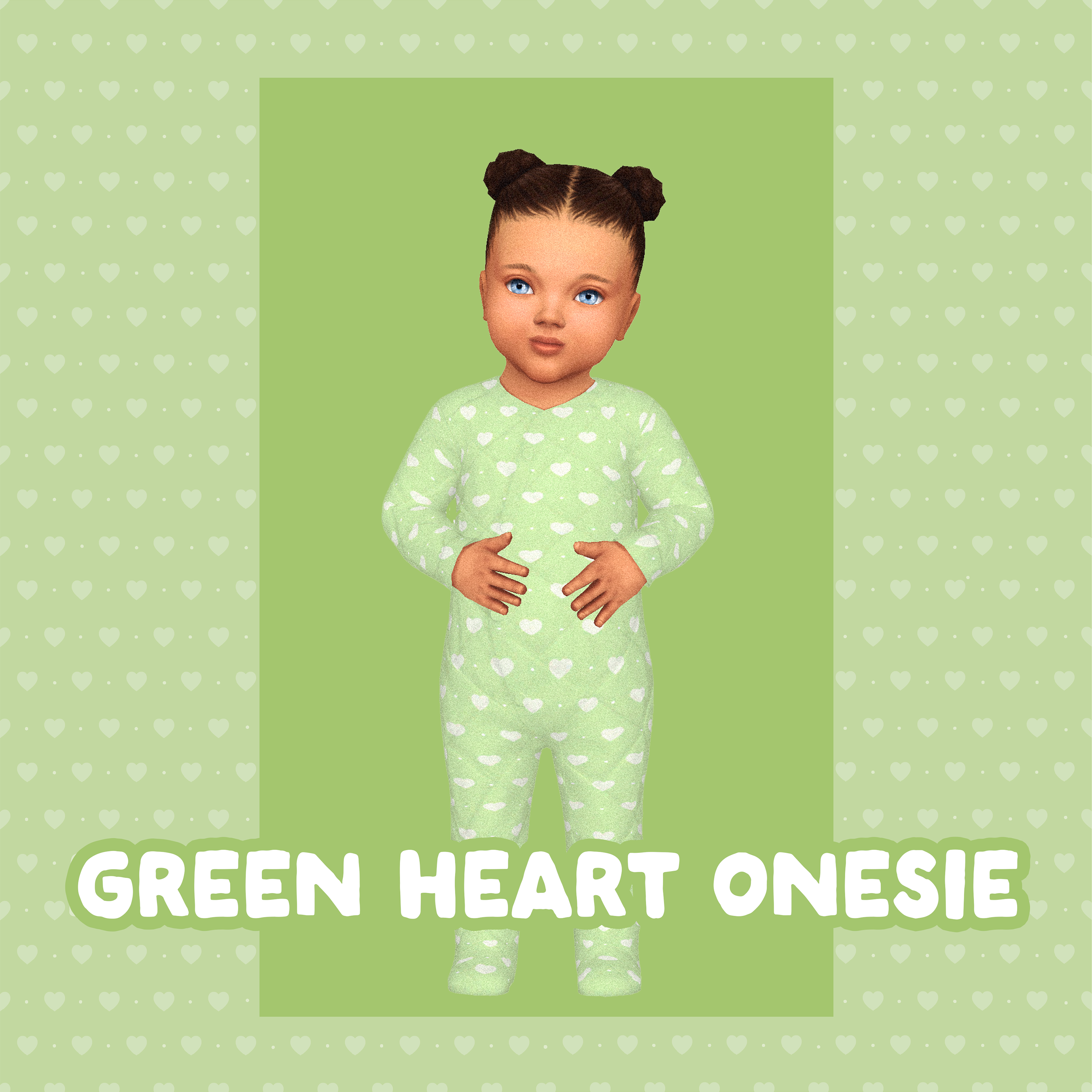 Green Heart Onesie Infant