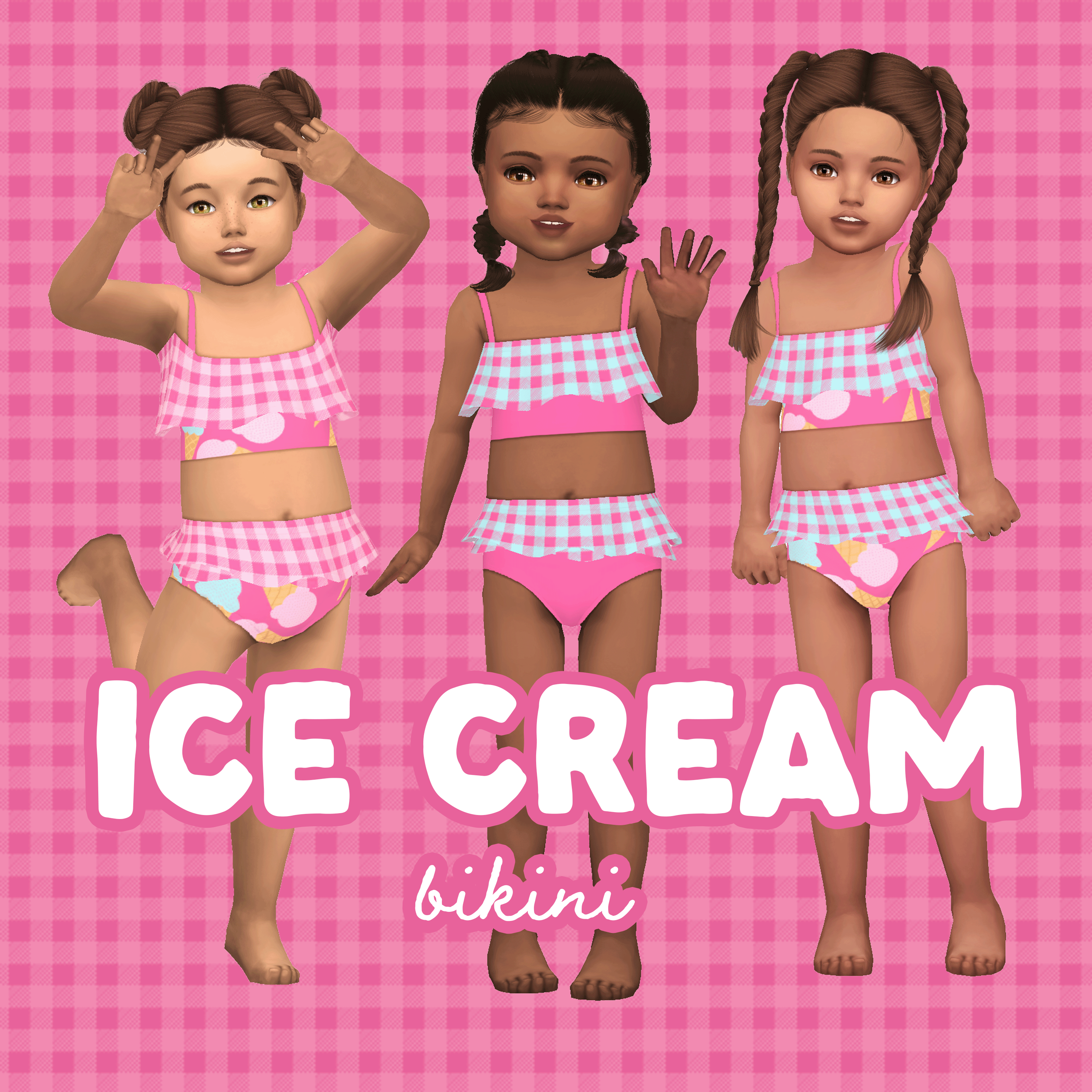  Ice Cream Bikini Toddler