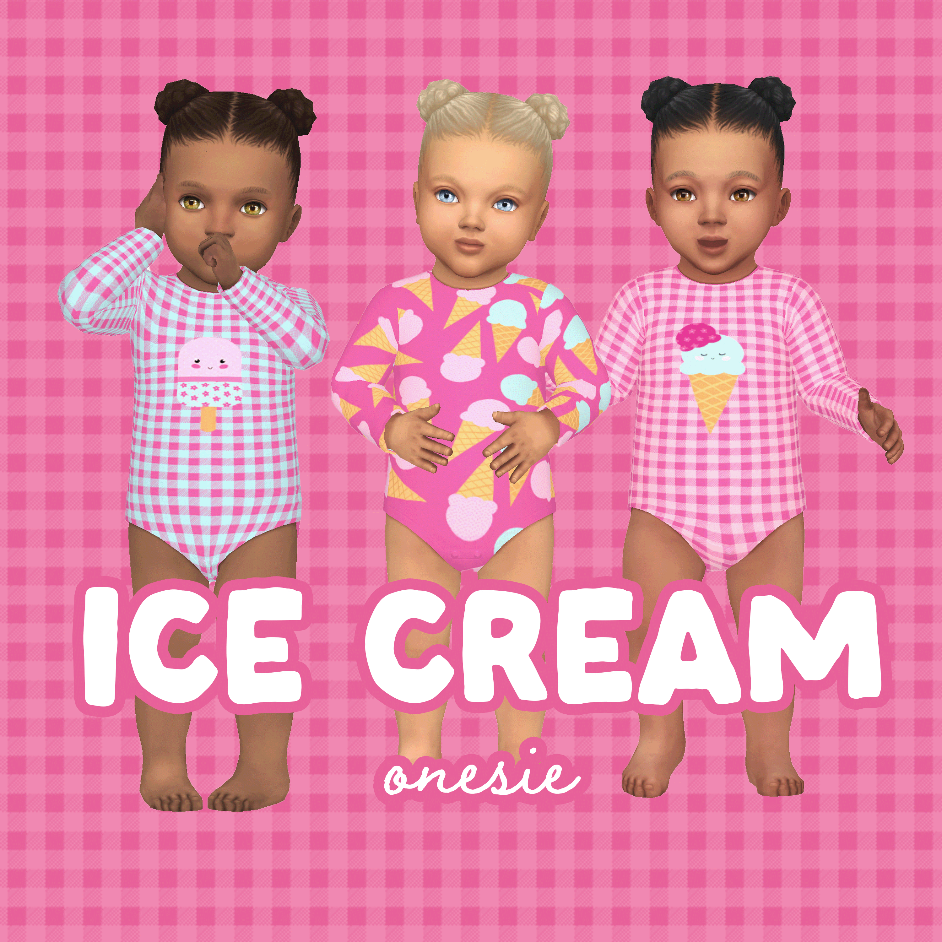 Ice Cream Outfit Onesie Infant