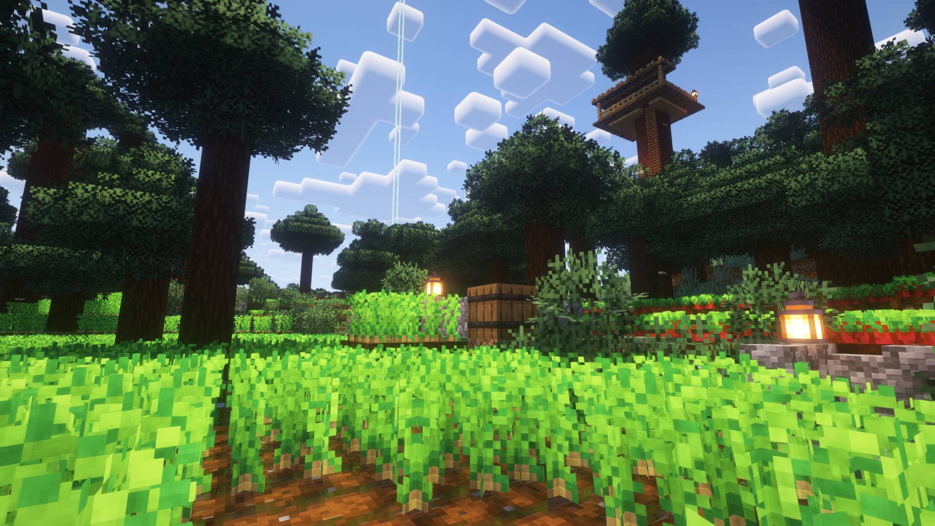 Thumbnail Bushy leaves are a nice touch to the atmosphere