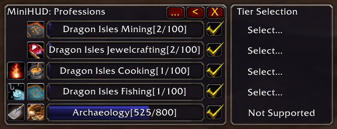 Shows Editing Mode active and Tier Selection