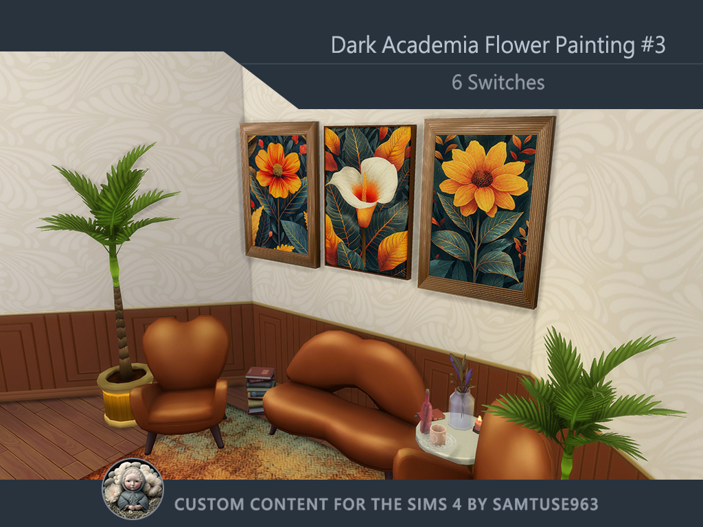 Dark Academia Flower Painting #3 Sellable Extra A Samtuse963 Screenshot