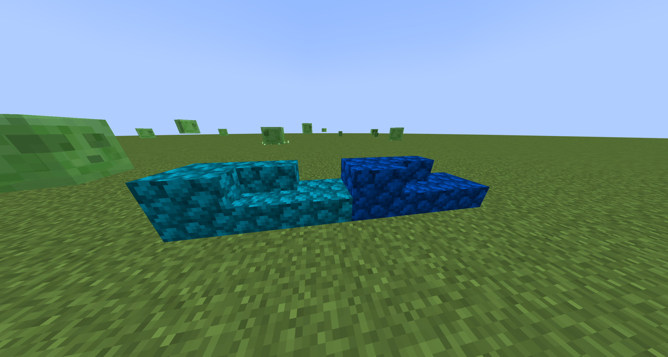 Blue and Cyan Cobblestone Variants