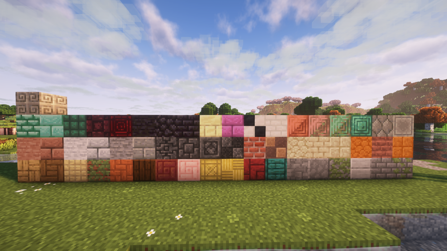 Double slab blocks