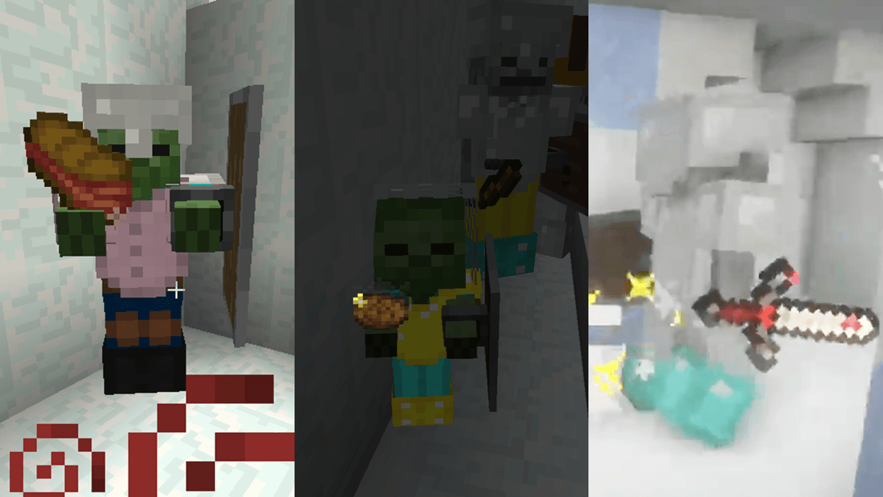 Spawned mobs with Novelty items