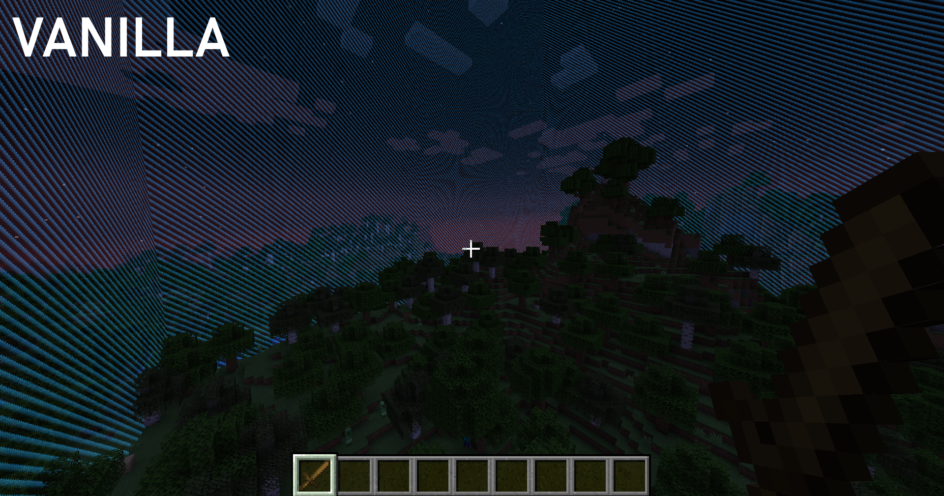 Nighttime border