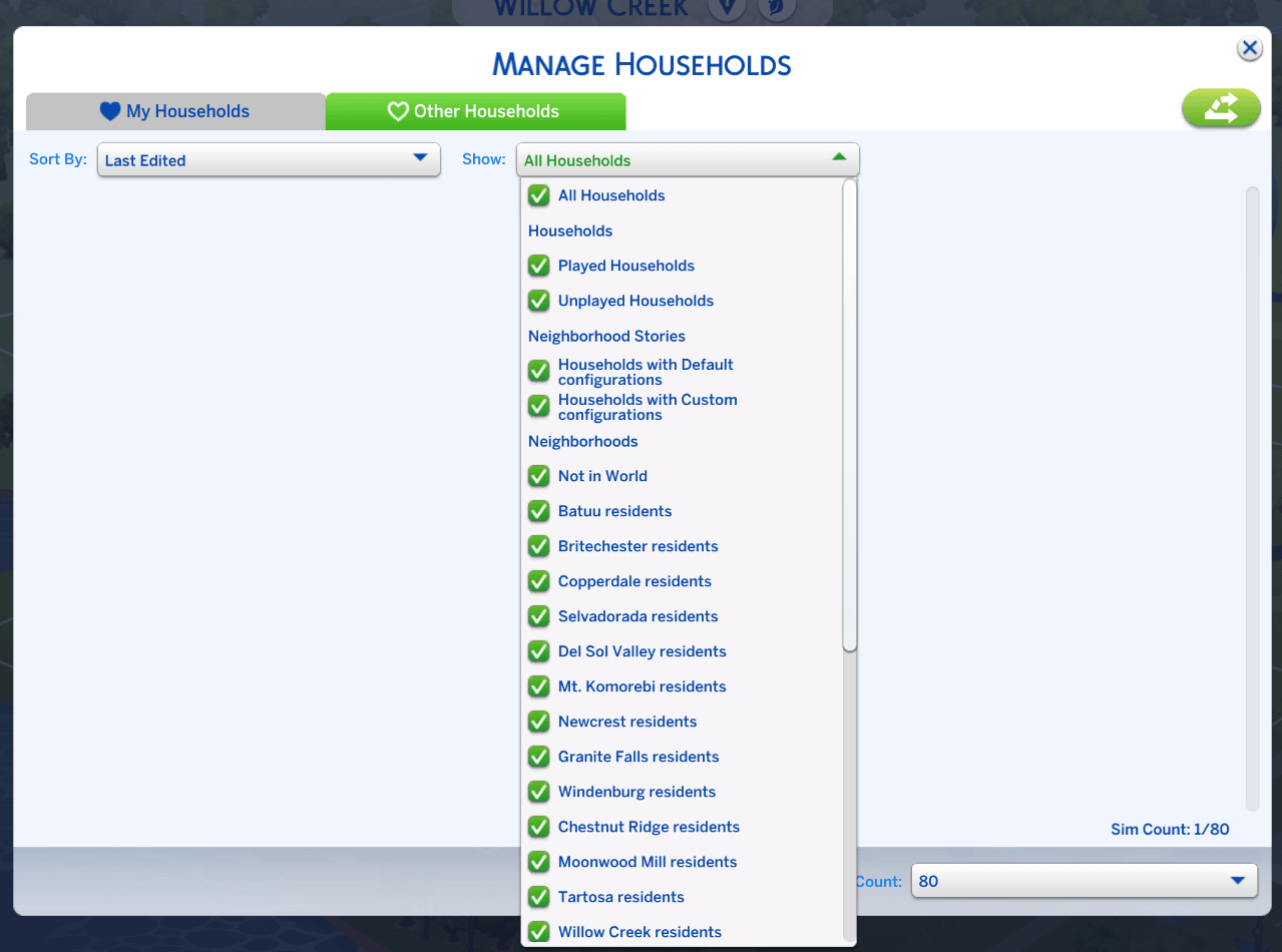 Thumbnail No npc sims generated yet, also no townies