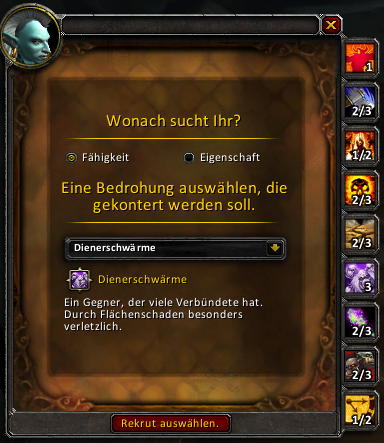 <p>Attaches to recruiter's frame</p>