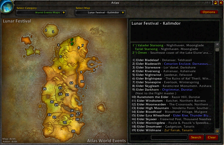 Atlas World Events World of Warcraft Addons - CurseForge