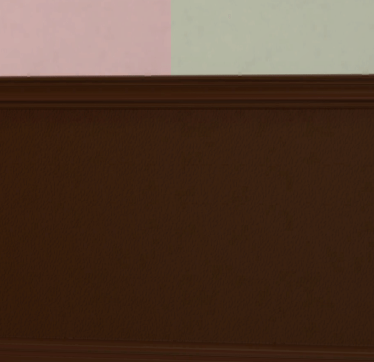 "textured" area of wall