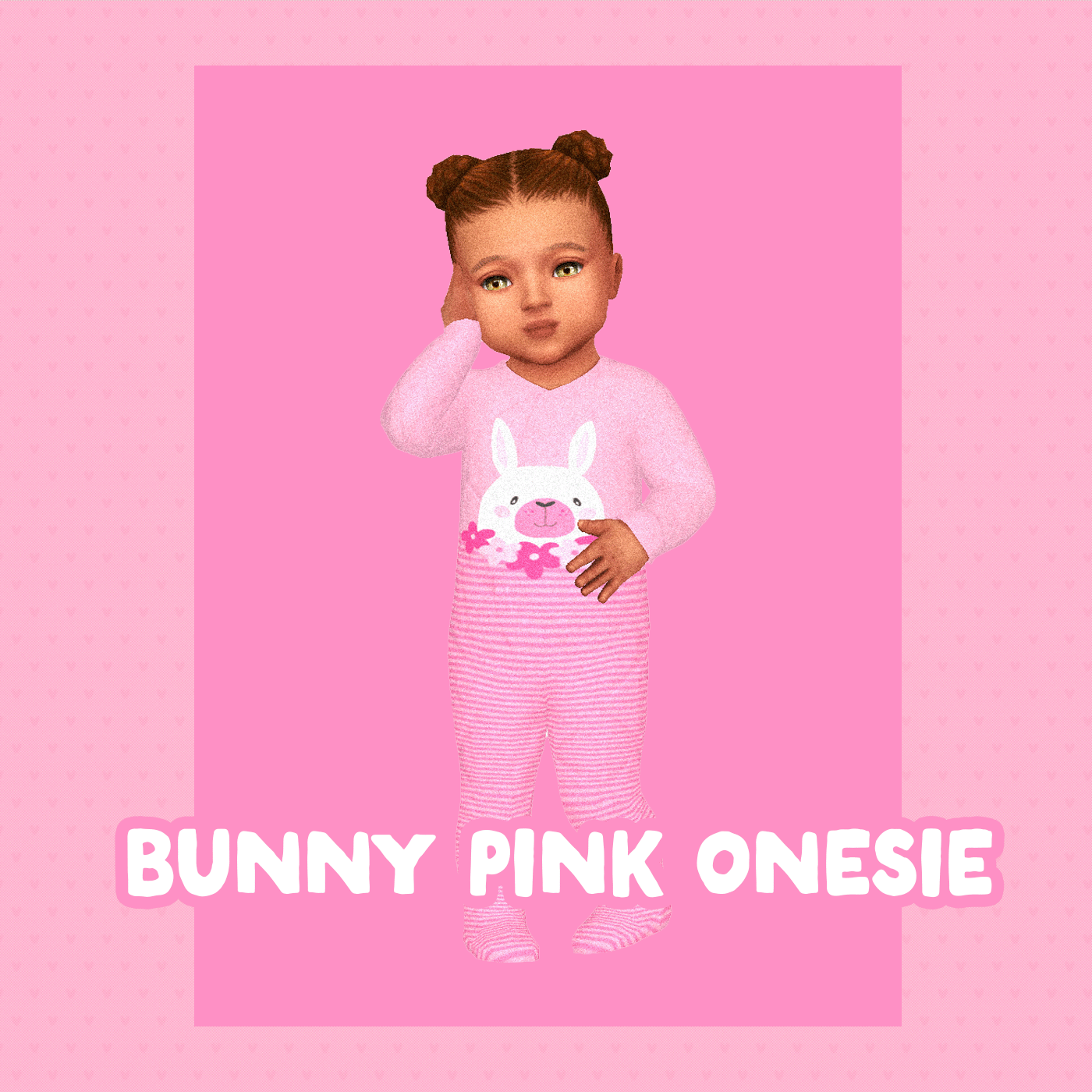 Bunny Onesie pink Infant