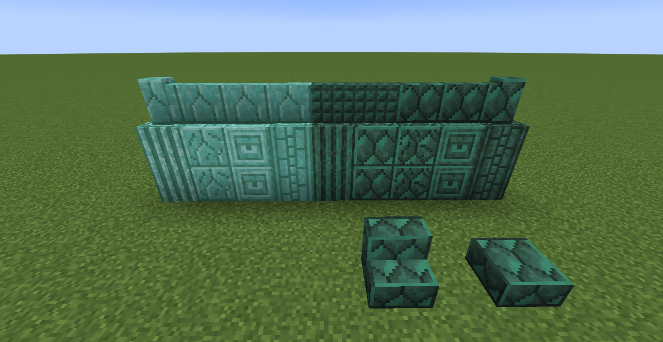 Prismarine and Dark Prismarine Variants