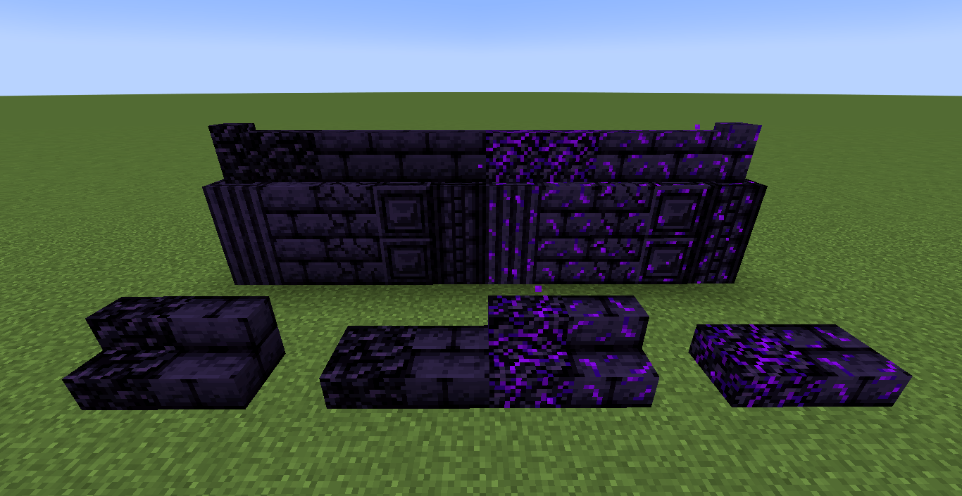 Obsidian and Crying Obsidian Bricks