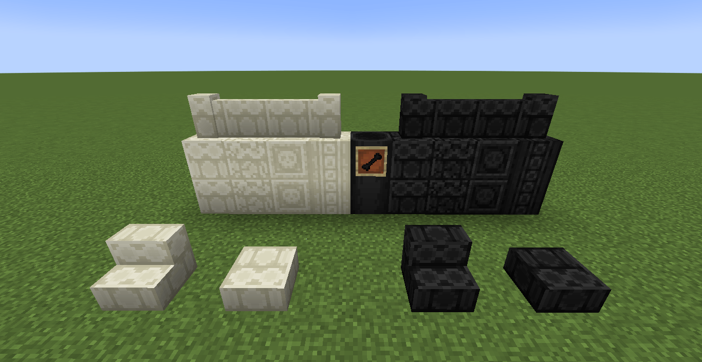 Bone and Wither Bone Bricks