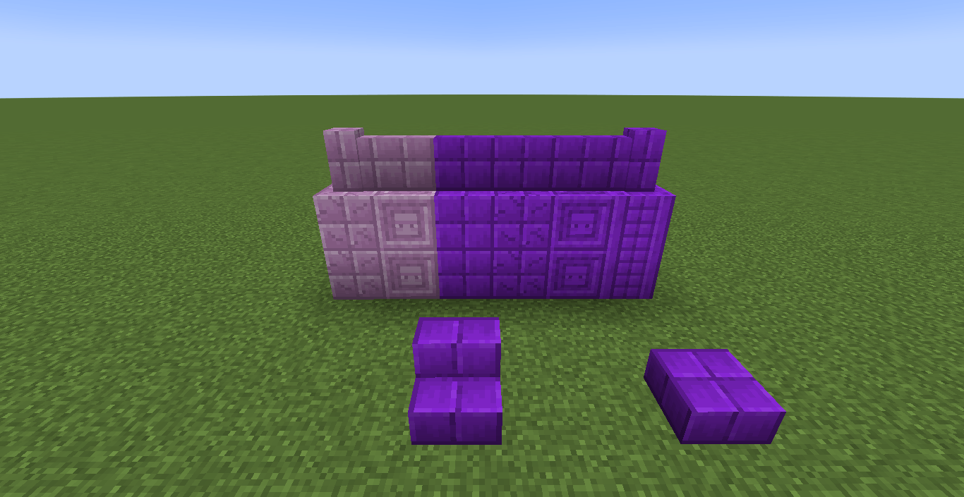 Purpur and Dark Purpur Bricks
