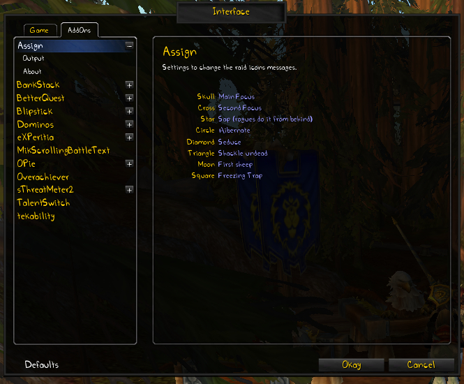 Assign - Gallery - World of Warcraft Addons - CurseForge