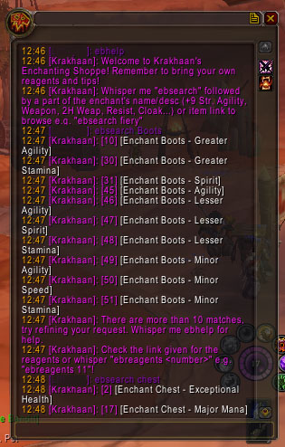<p>EnchantBot in Action</p>