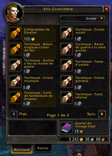<p>Turns already known patterns to yellow so you know not to buy them.</p>