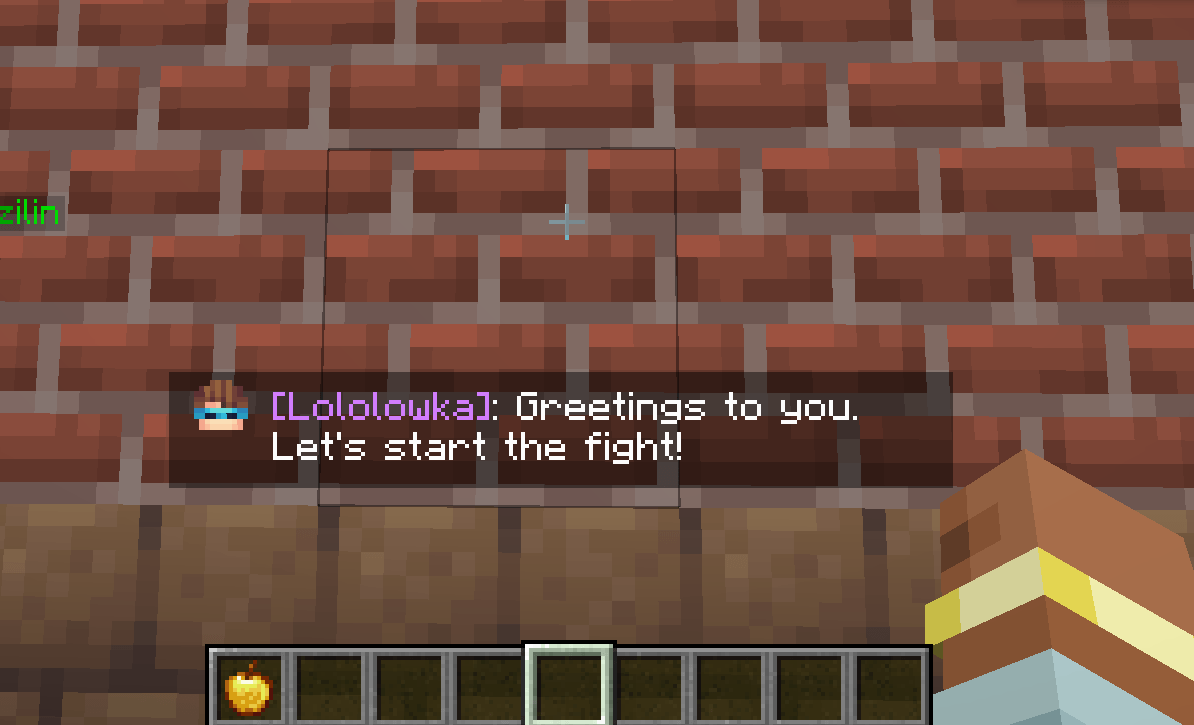 Thumbnail script
function interact(e){
e.npc.eSayBar(e.player, "Greetings to you. Let's start the fight!", "Lololowka", "d47fff", "customnpcs:textures/icons/youicon.png", 36,31);
}