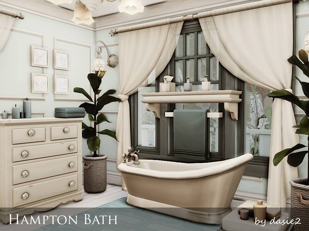 Hampton Bath The Sims 4 Rooms / Lots