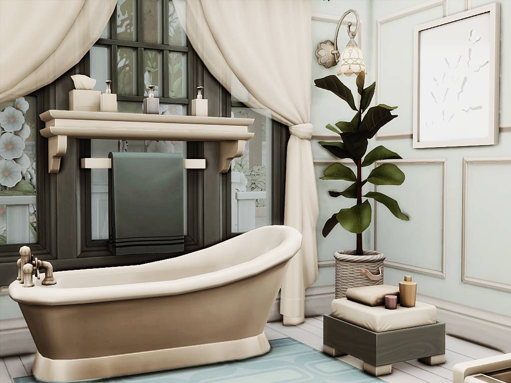 Hampton Bath The Sims 4 Rooms / Lots