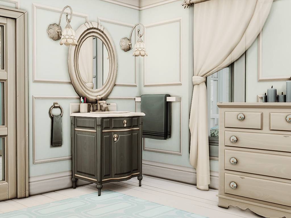 Hampton Bath The Sims 4 Rooms / Lots