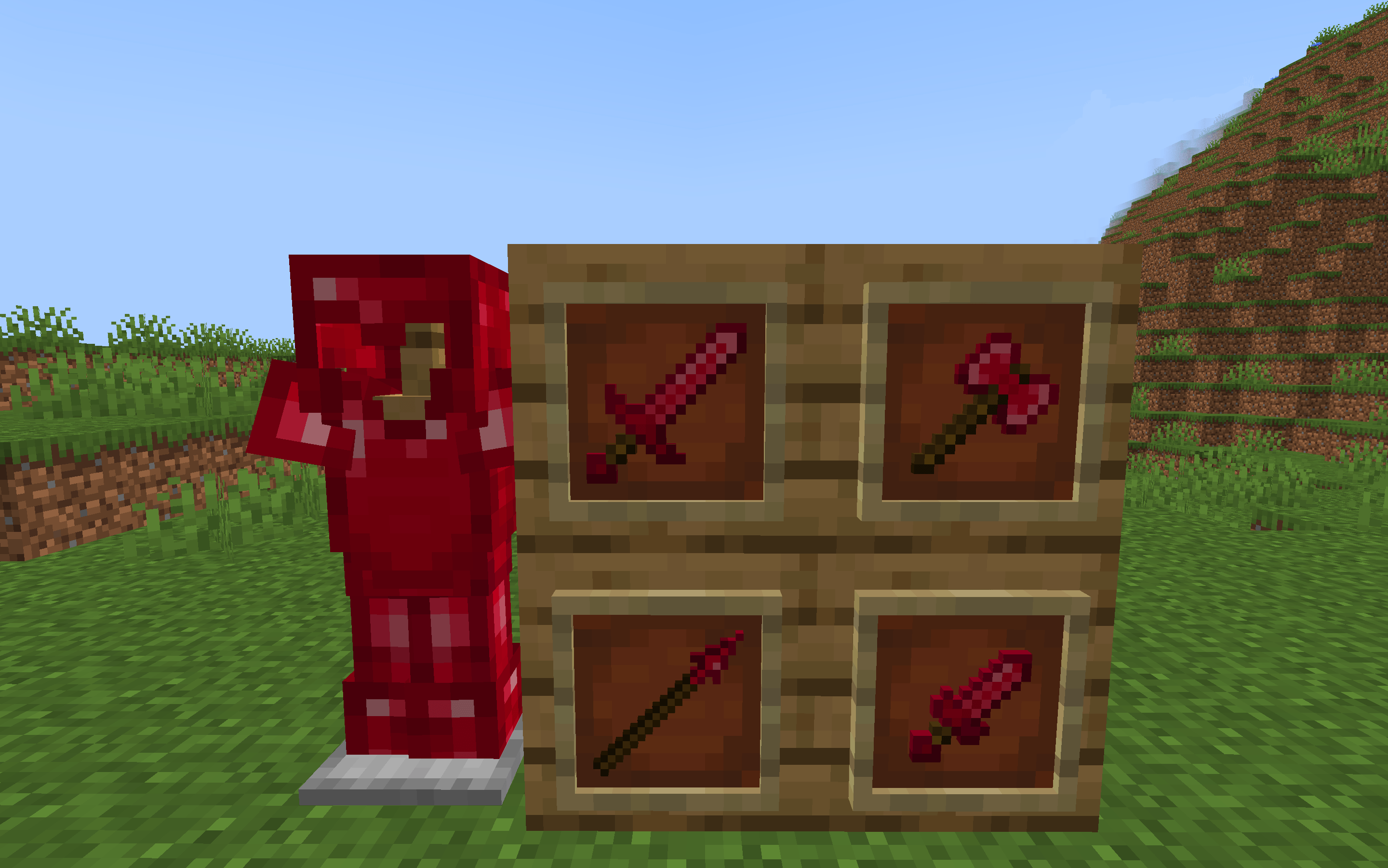 Ruby Armor and Weapons