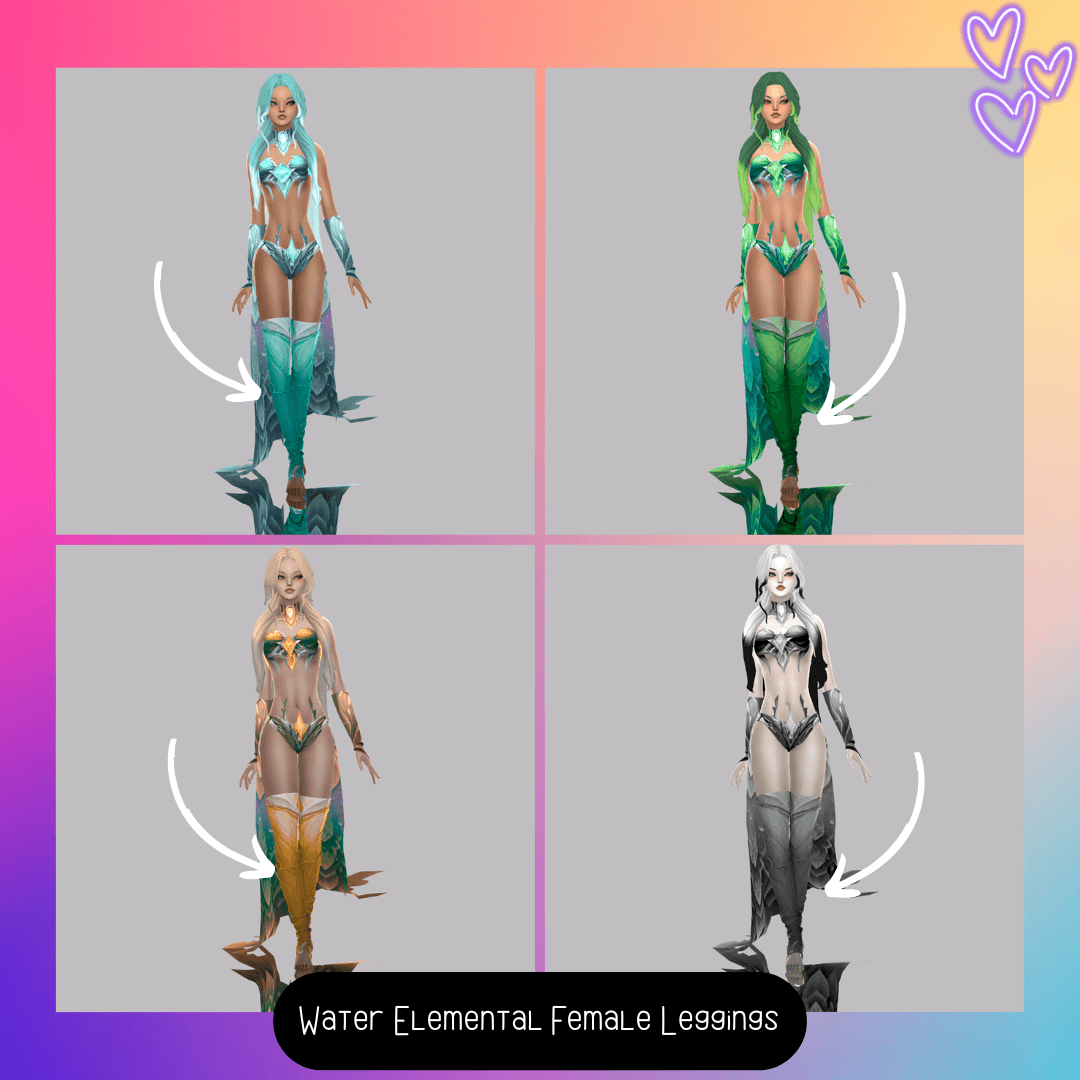 [JBTN] Water Elemental Female Leggings - Gallery - The Sims 4 Create a ...