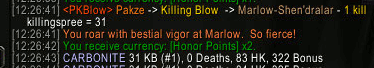 <p>PKBlow message to default chatchannel</p>