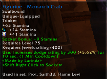 <p>This image shows the additional line in an item tolltip with the item sets.</p>