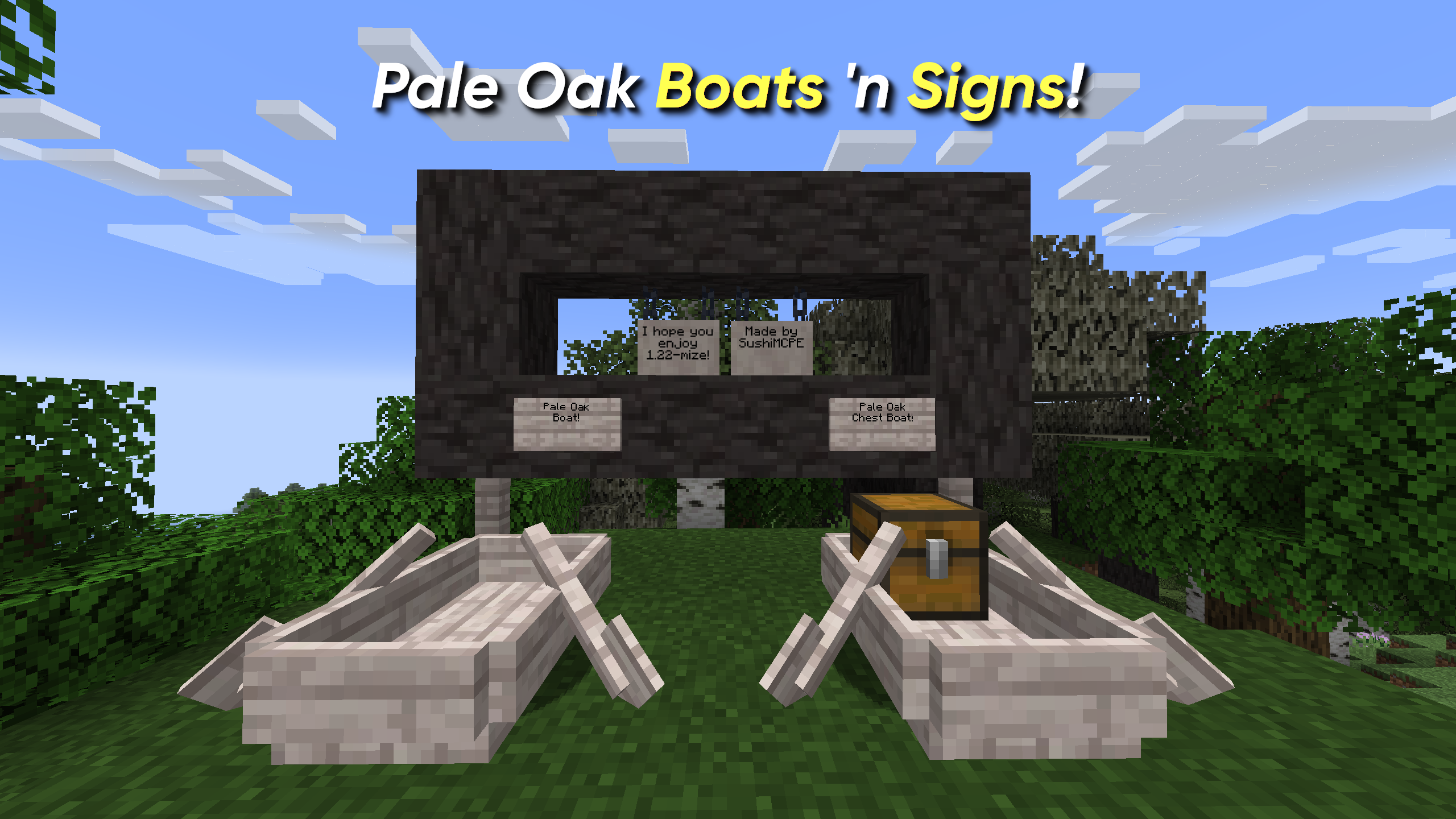 Thumbnail Pale Oak Boats / Chest Boats, and Pale Oak Signs / Hanging Signs!