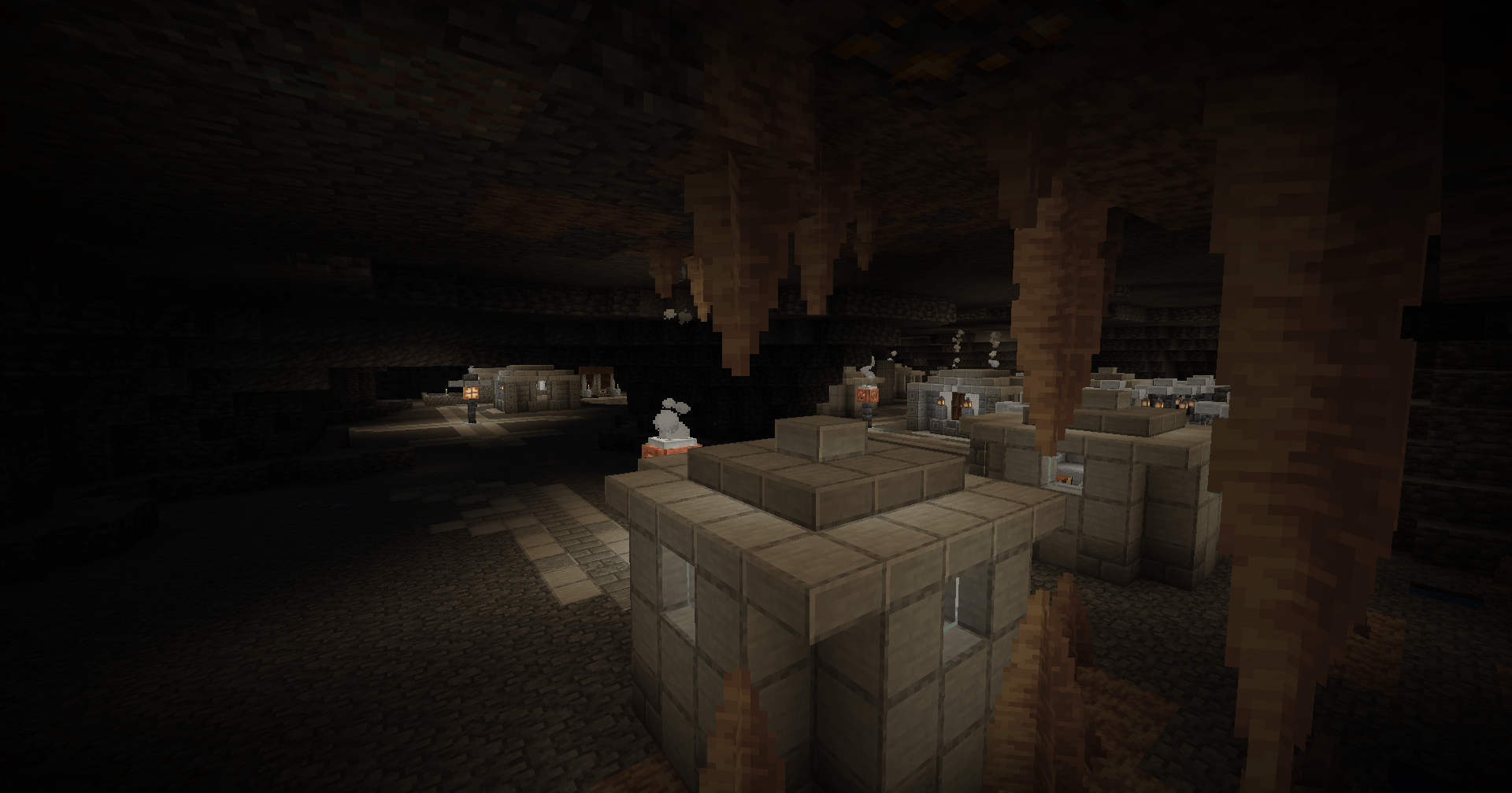 underground dwarf village