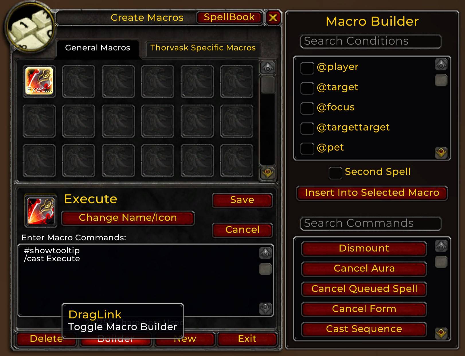 Macro Builder