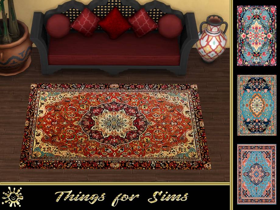 Decoration Oriental Rugs - Gallery - The Sims 4 Build / Buy - CurseForge