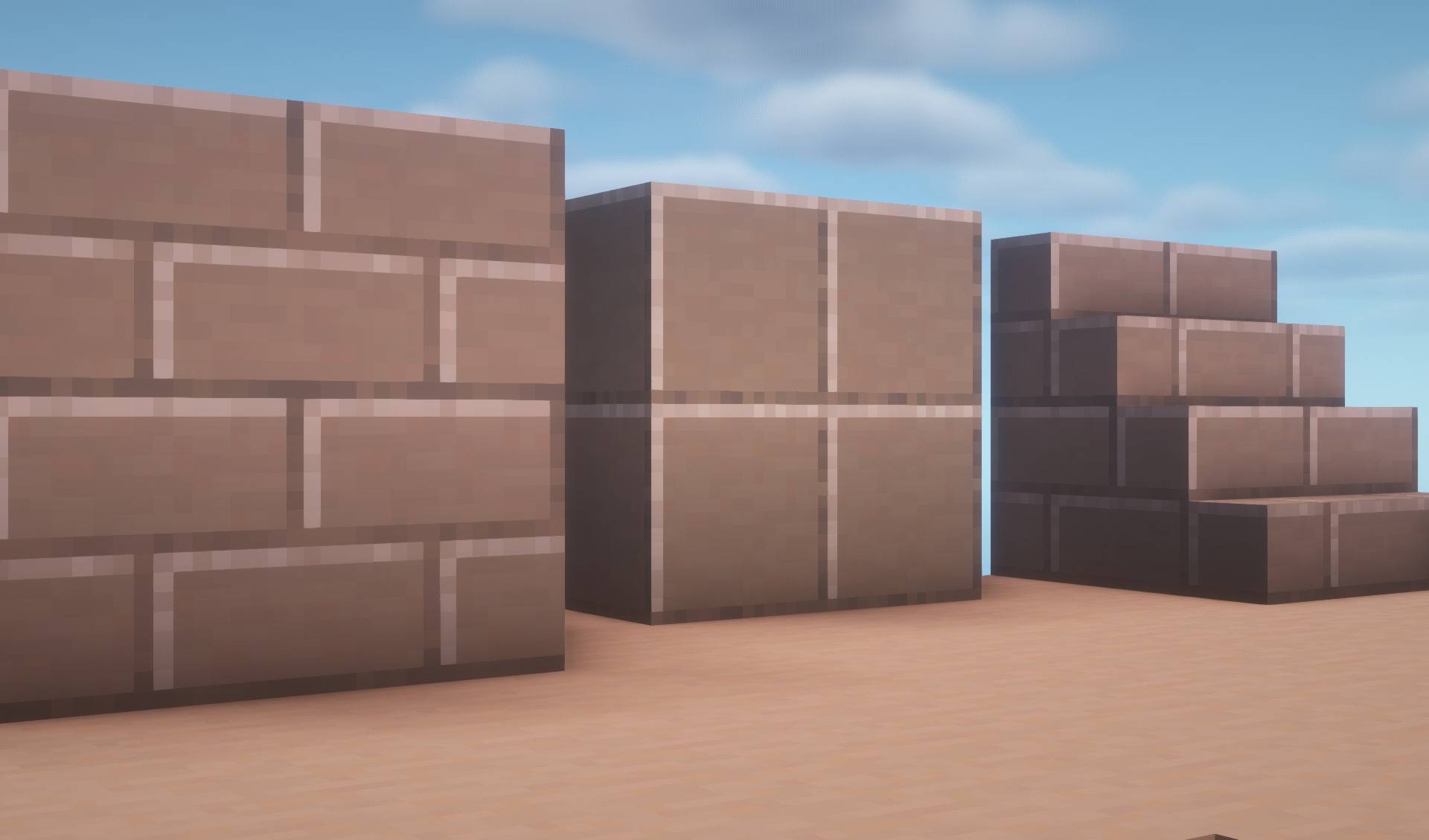 Thumbnail Terracotta Bricks and Smooth Terracotta blocks
