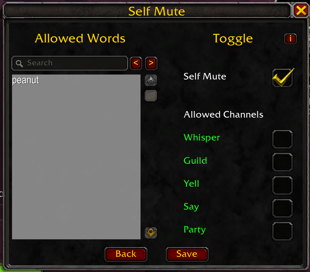 Self-Mute