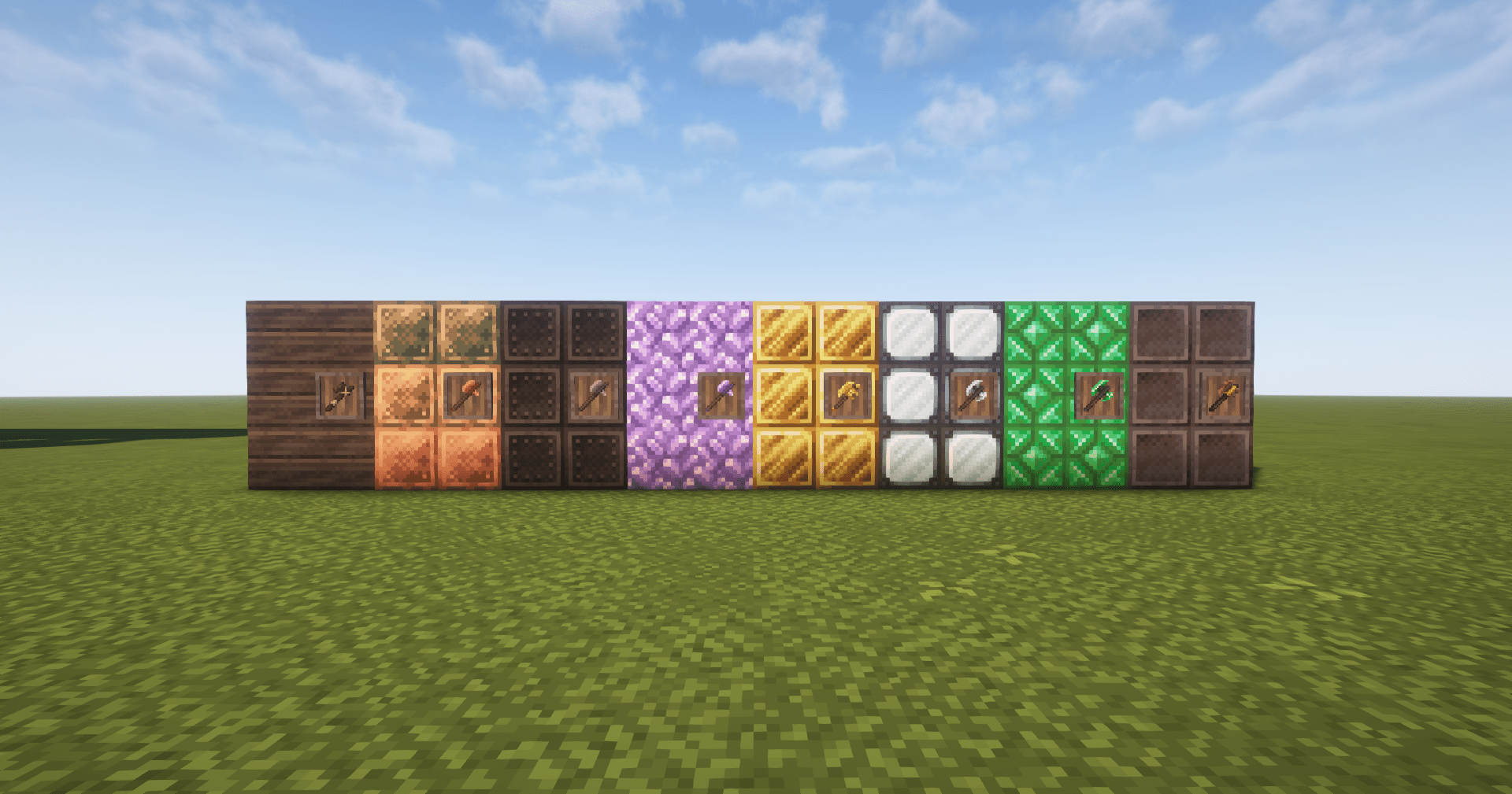 Showcase of edited textures