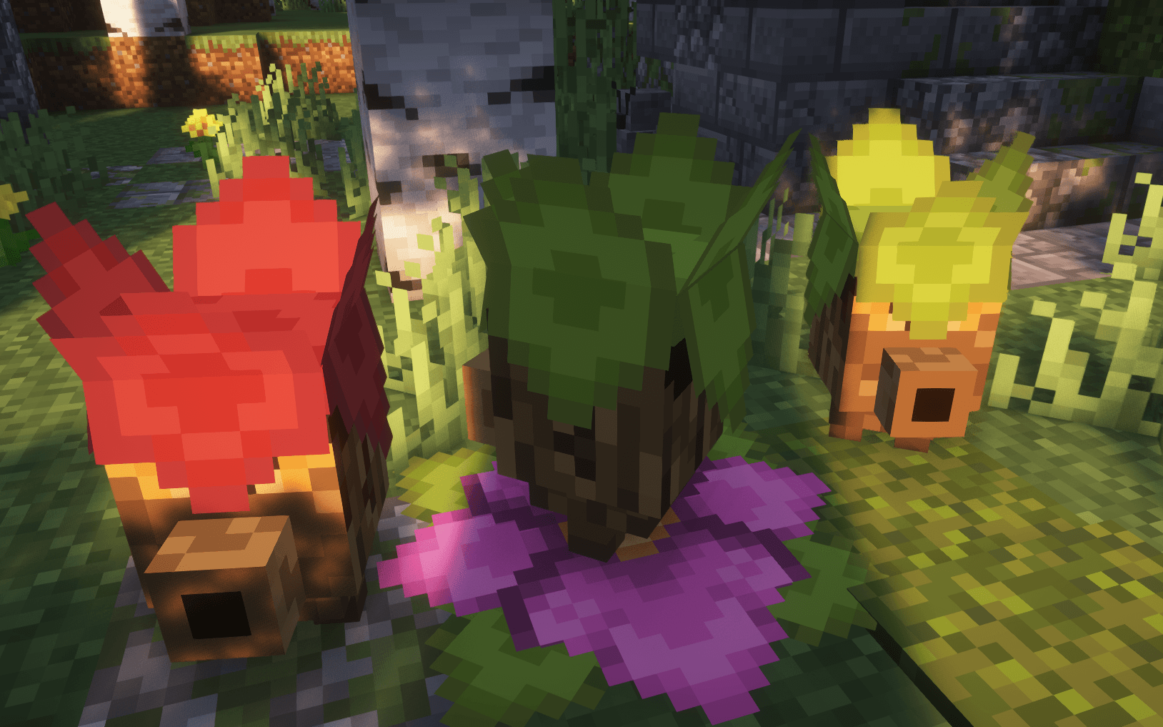 These woodland creatures are known as the Deku. Attacking from afar with seed projectiles, they're more of a pest than they are an outright foe. They're known to love Deku Flowers and make their home in Note Ruins.